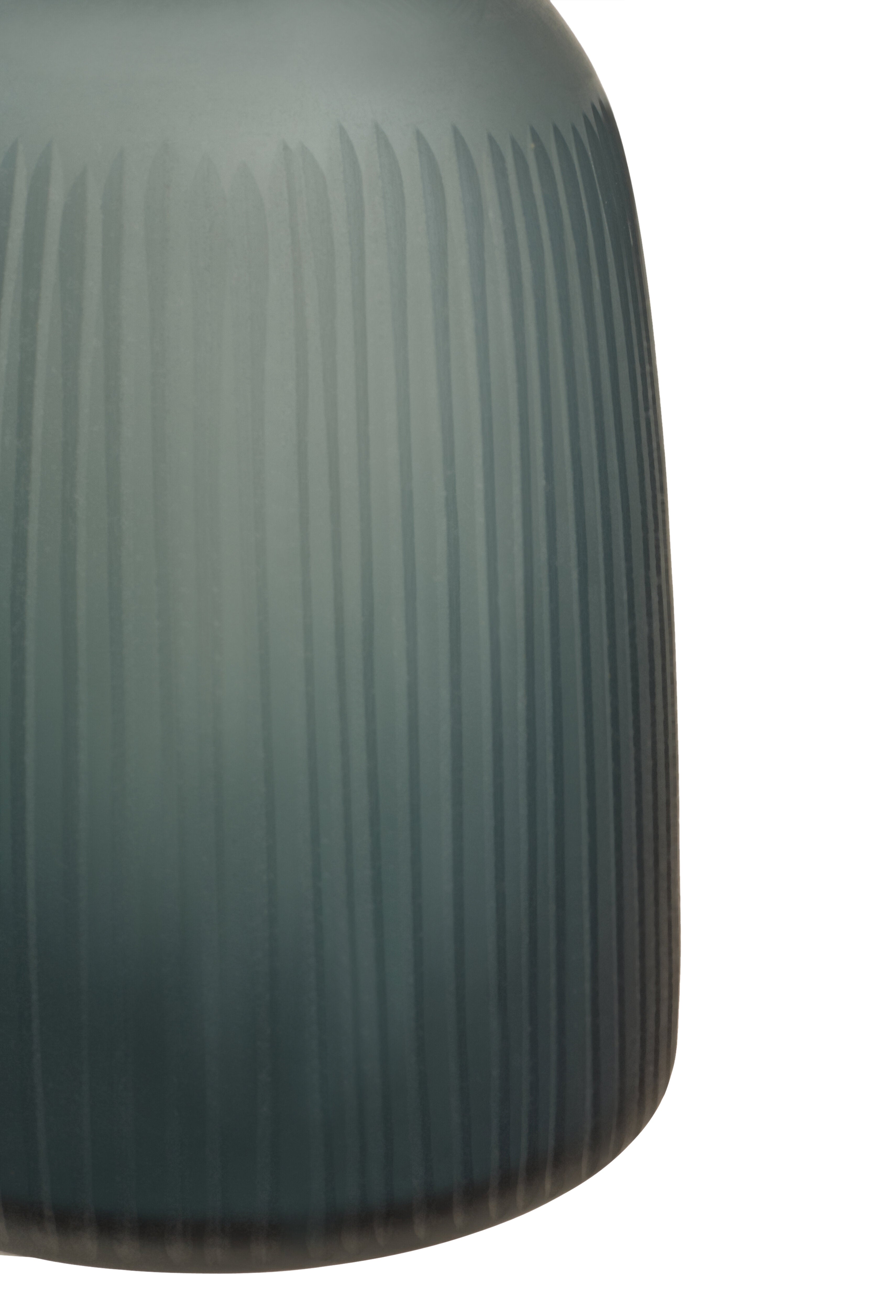 Camilla Frosted Blue Glass Bottle Vase | Medium